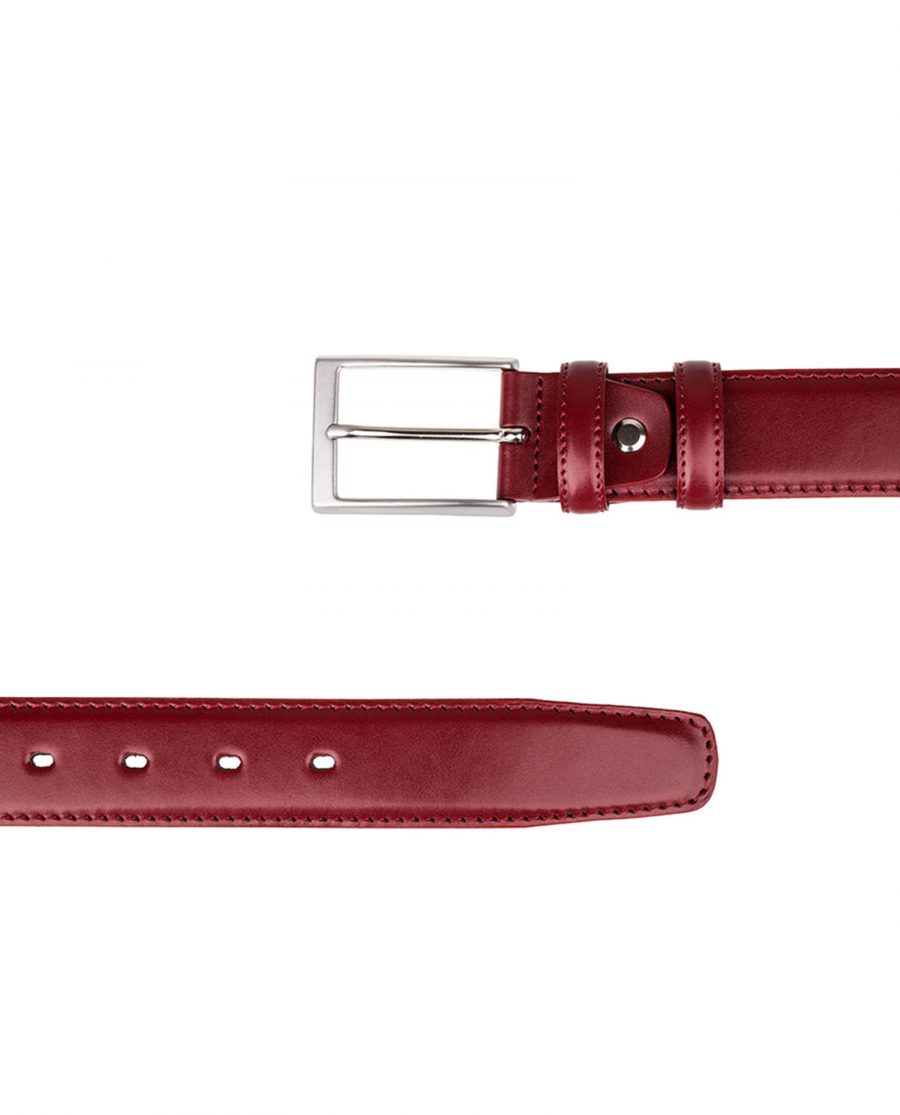 Ruby-Red-Threaded-Leather-Belt-Both-Ends