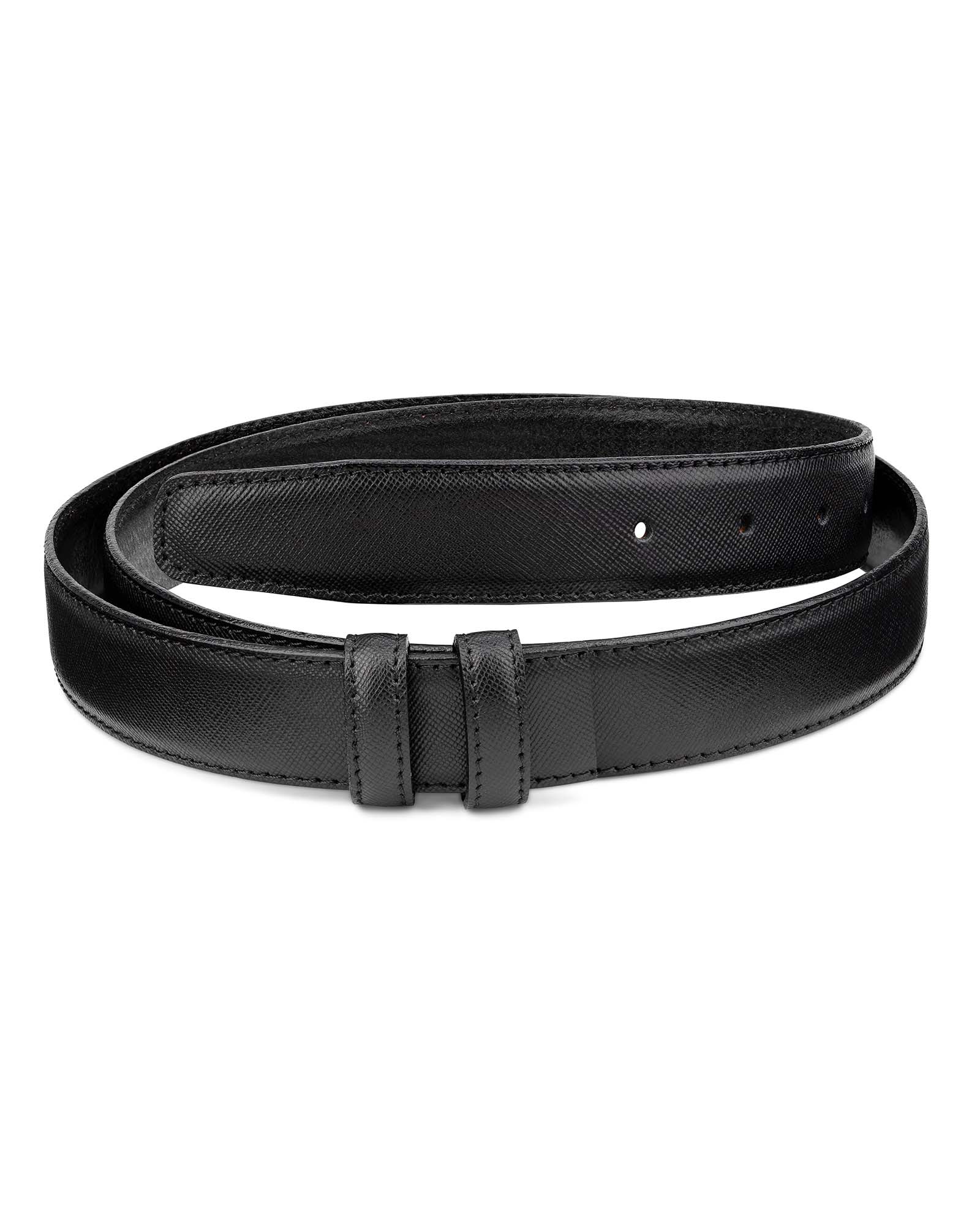 Buy Saffiano Leather 30 mm Replacement Belt Strap | Free Shipping