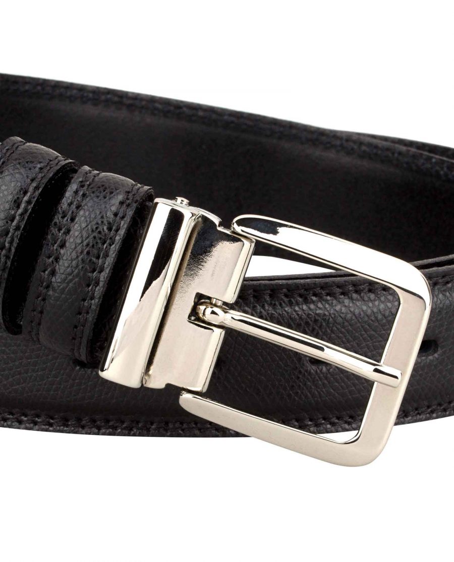 Saffiano-Leather-Belt-Italian-Buckle-Buckle-zoom