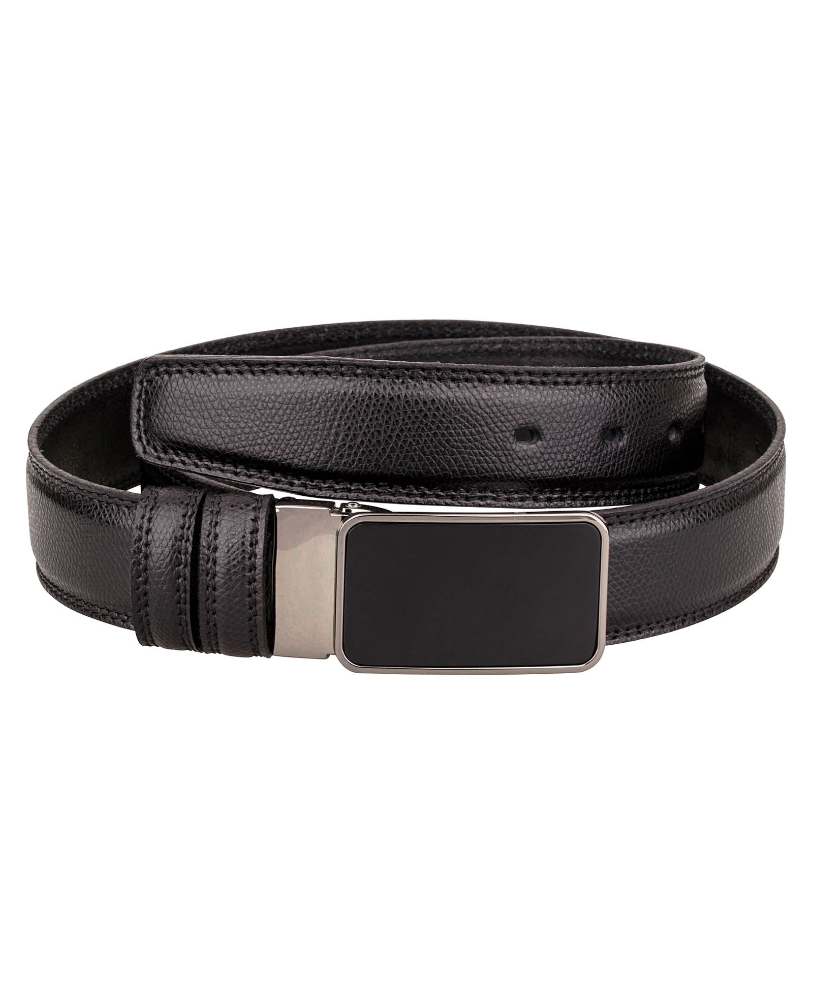 Buy Black Saffiano Leather Belt For Men - Capo Pelle - Free Shipping