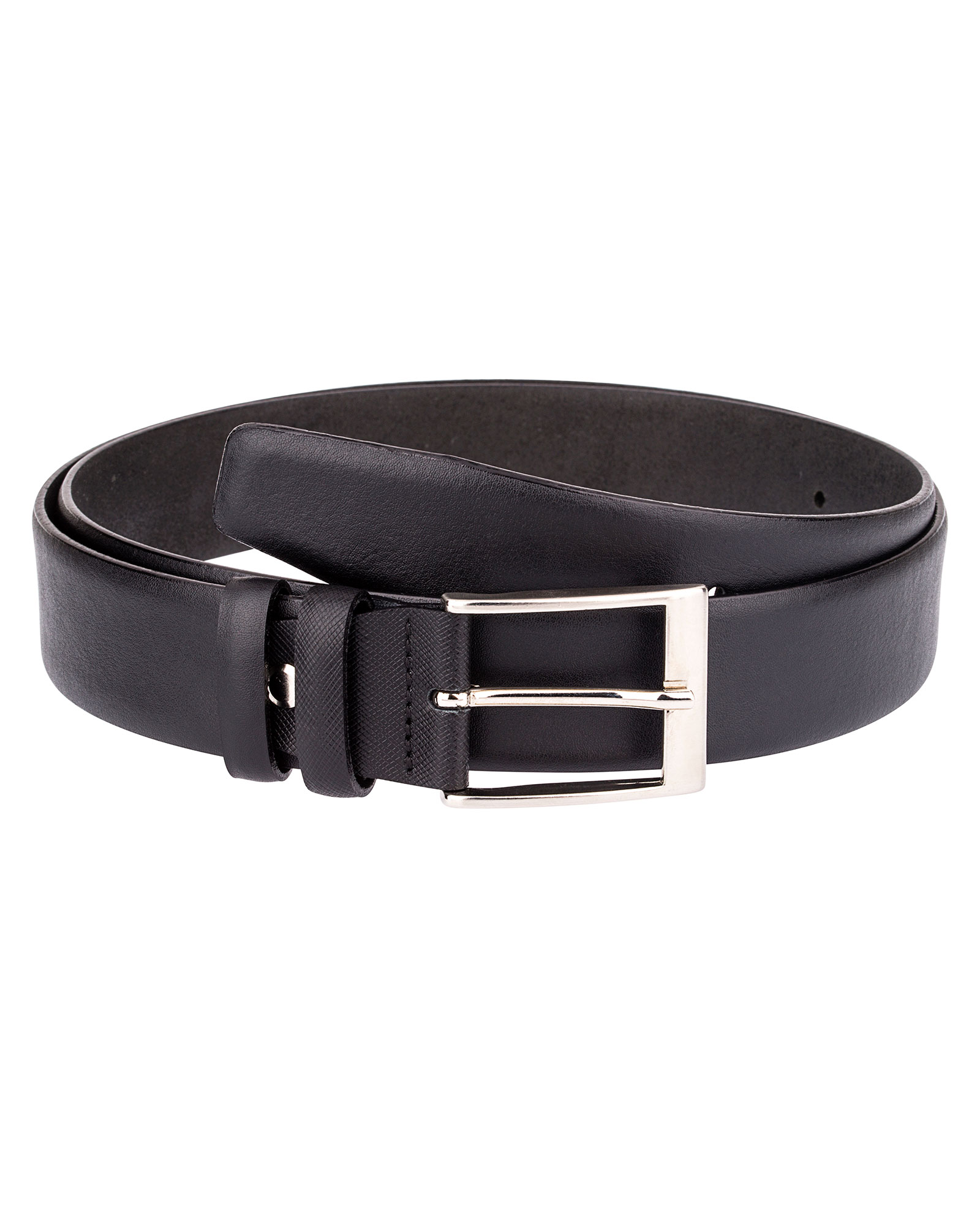 Buy Men's Smooth Leather Belt | Saffiano Buckle | Free Shipping!