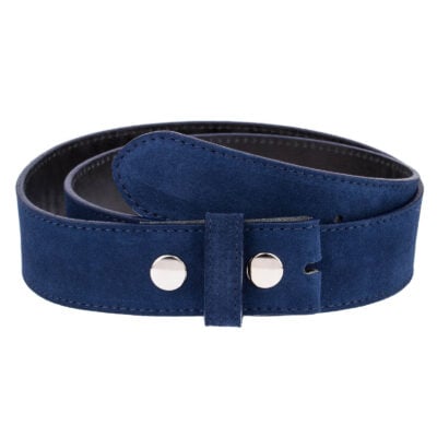 Snap-On-Belt-Strap-Suede-Navy-Front