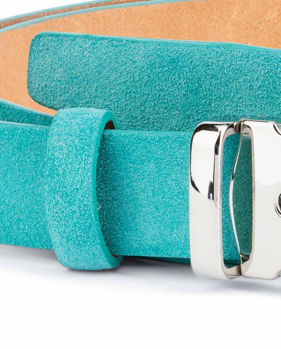 Thin-Turquoise-Belt-Square-Buckle-1-inch-High-quality