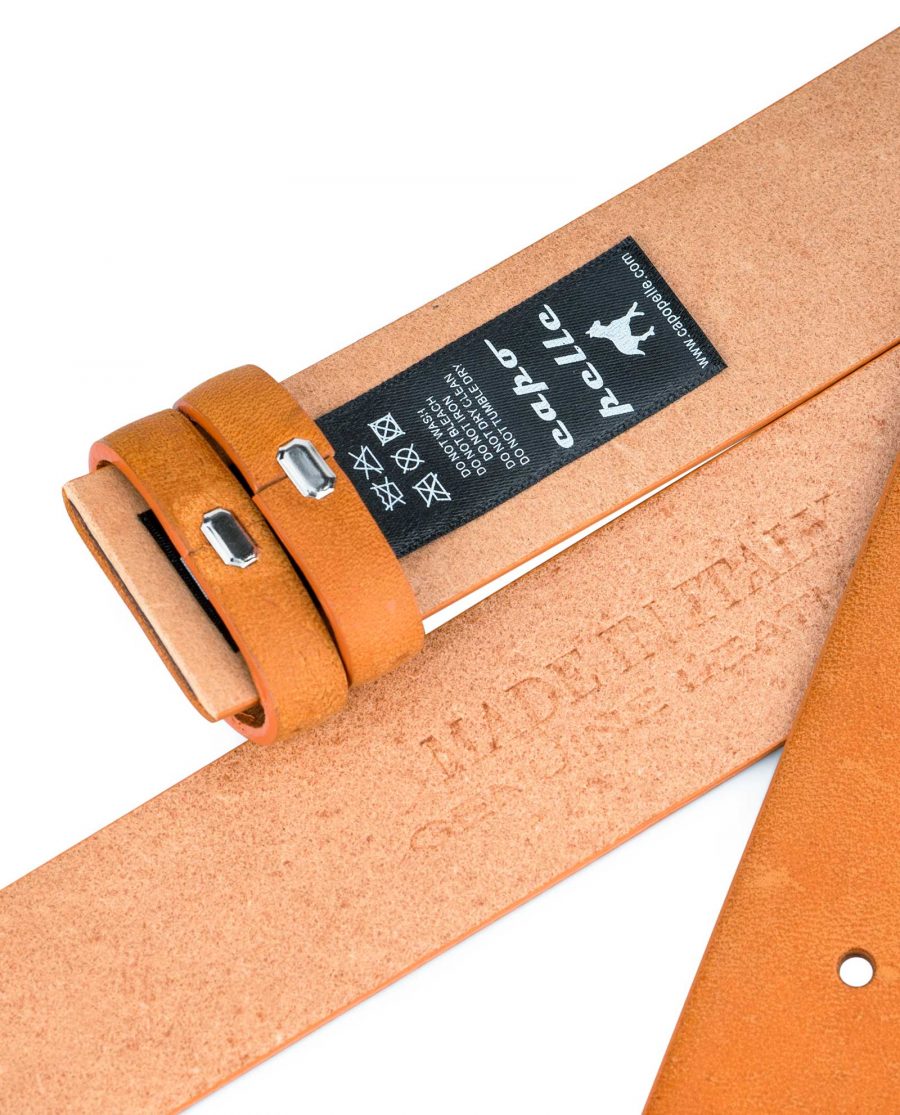 Vegetable-Tanned-Leather-Belt-Strap-Replacement-Heat-stamp