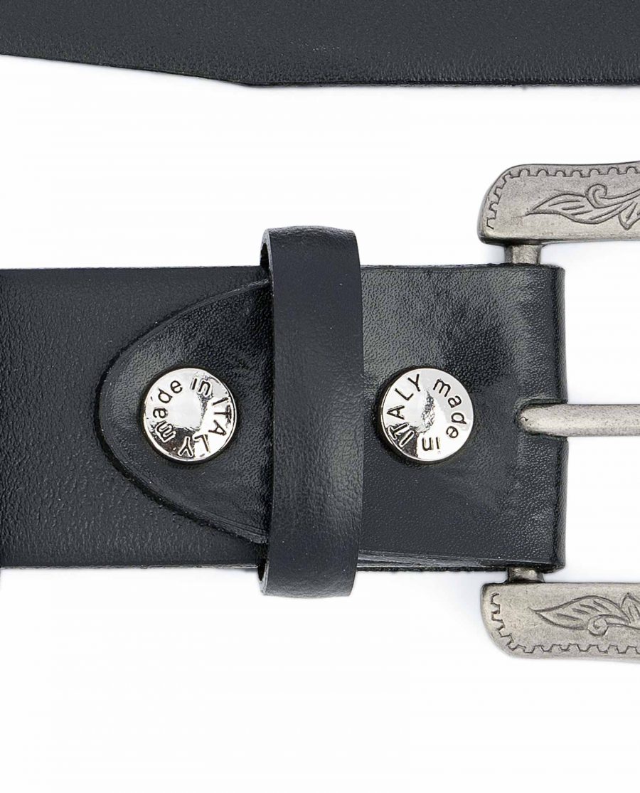 Western-Belt-Mens-Black-Smooth-Leather-Belt-screws