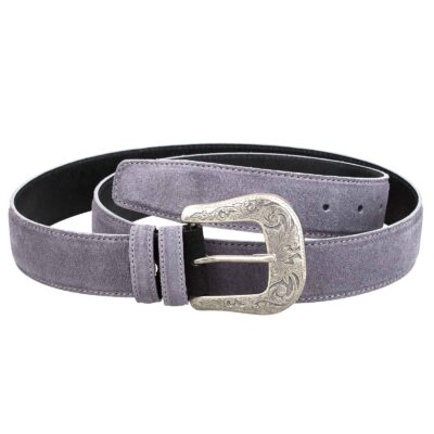 Western-Suede-Gray-Belt-Main-image