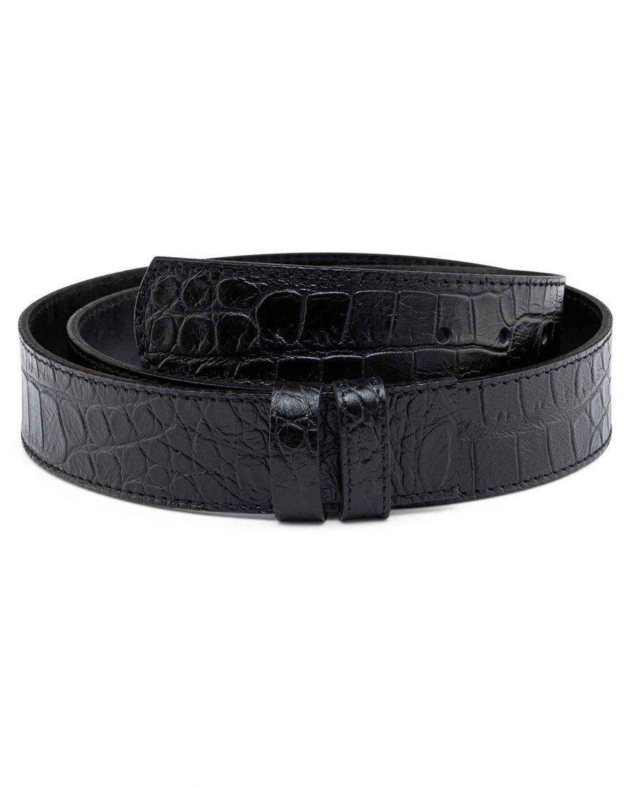 Wide-Croco-Embossed-Belt-Strap-40-mm-Main-picture