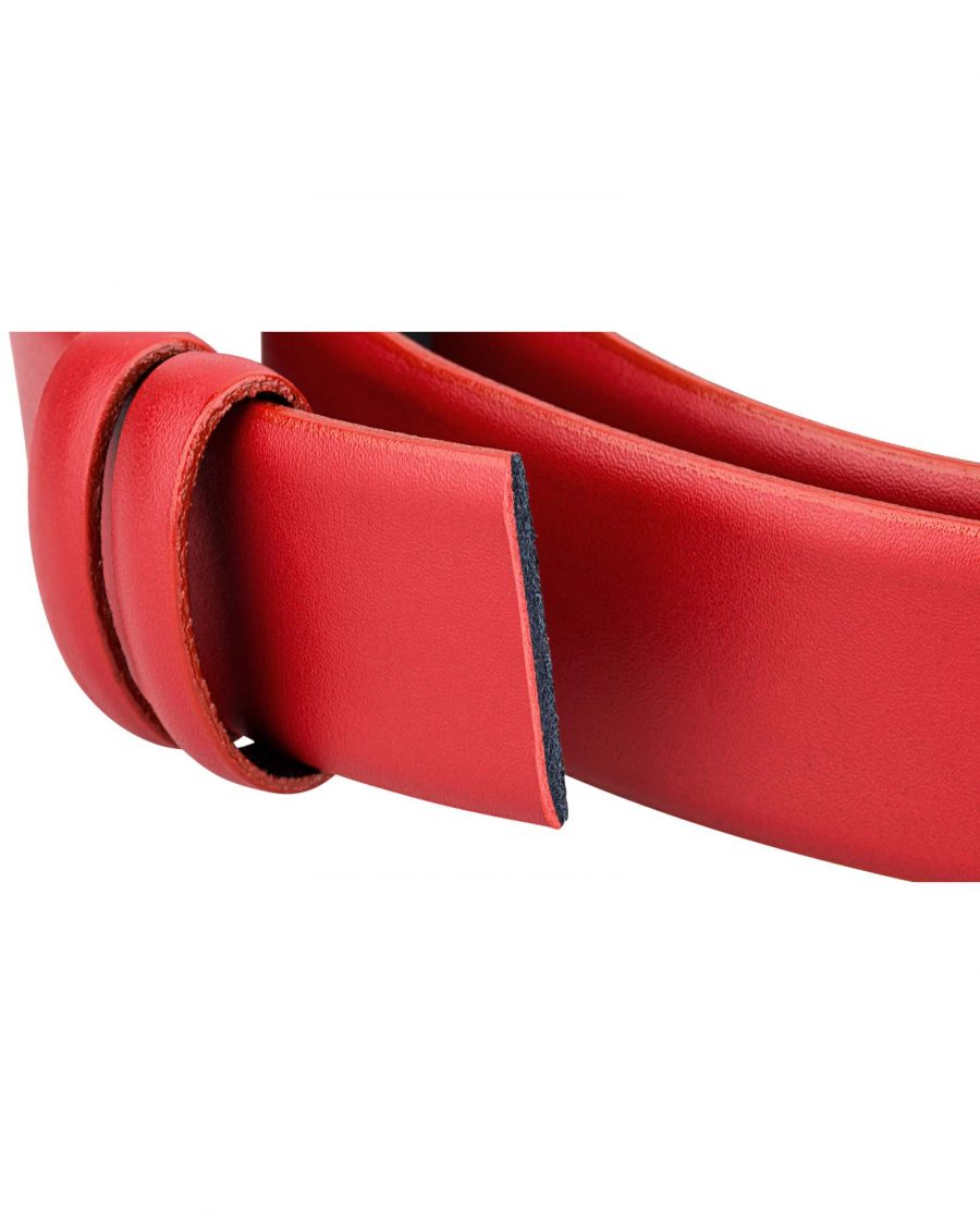Womens-Red-Belt-Strap-Buckle-attachment