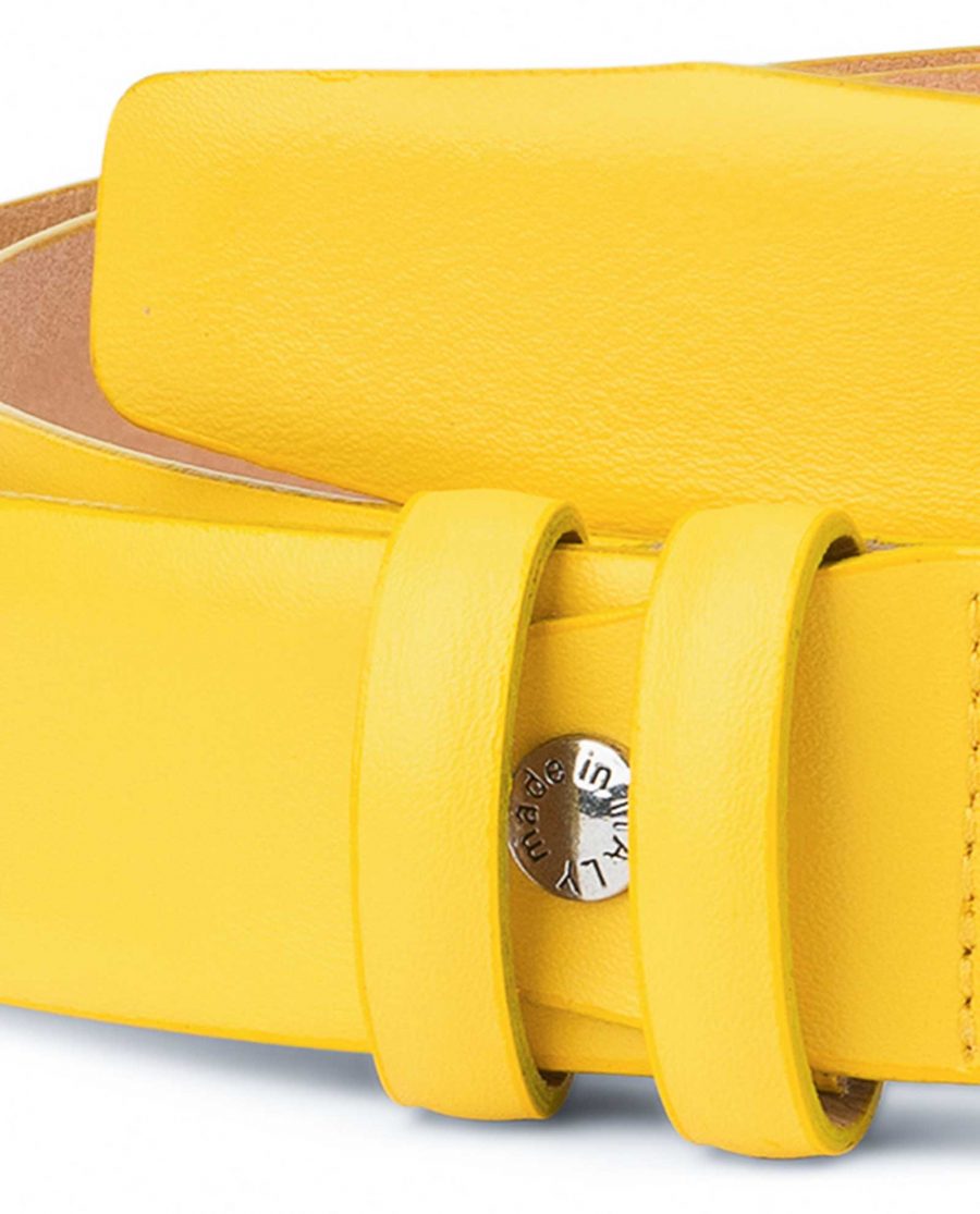 Mens-Yellow-Leather-Belt-For-Jeans-Luxury-designer
