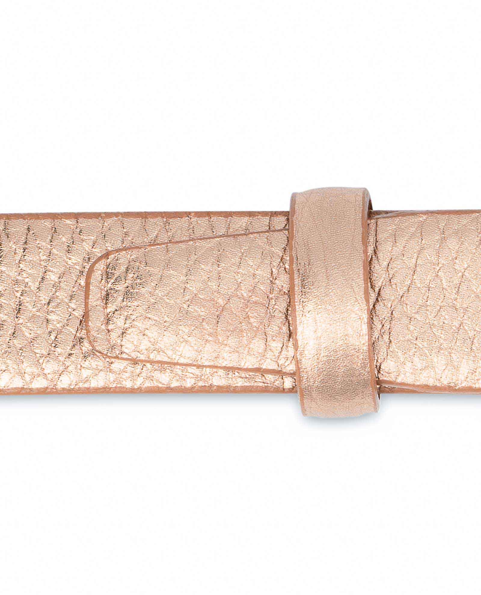 Buy Rose Gold Belt for Dress | LeatherBeltsOnline.com