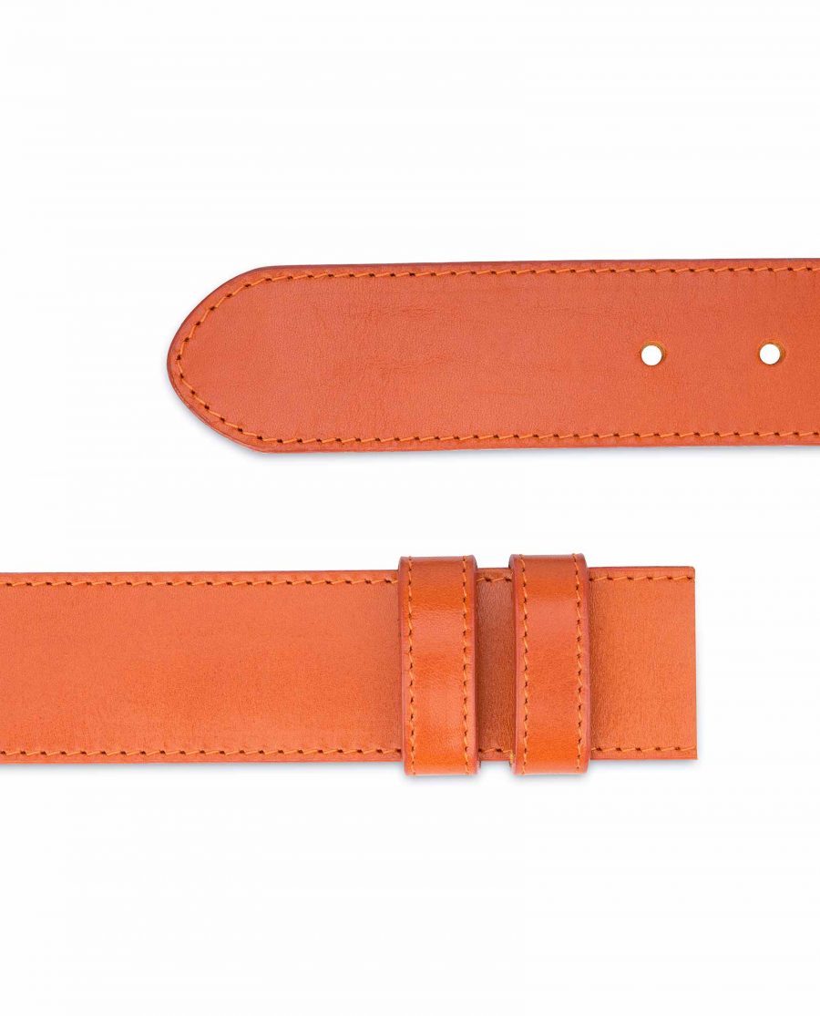Wide-Belt-Without-Buckle-Vegetable-Tanned-Leather-Smooth