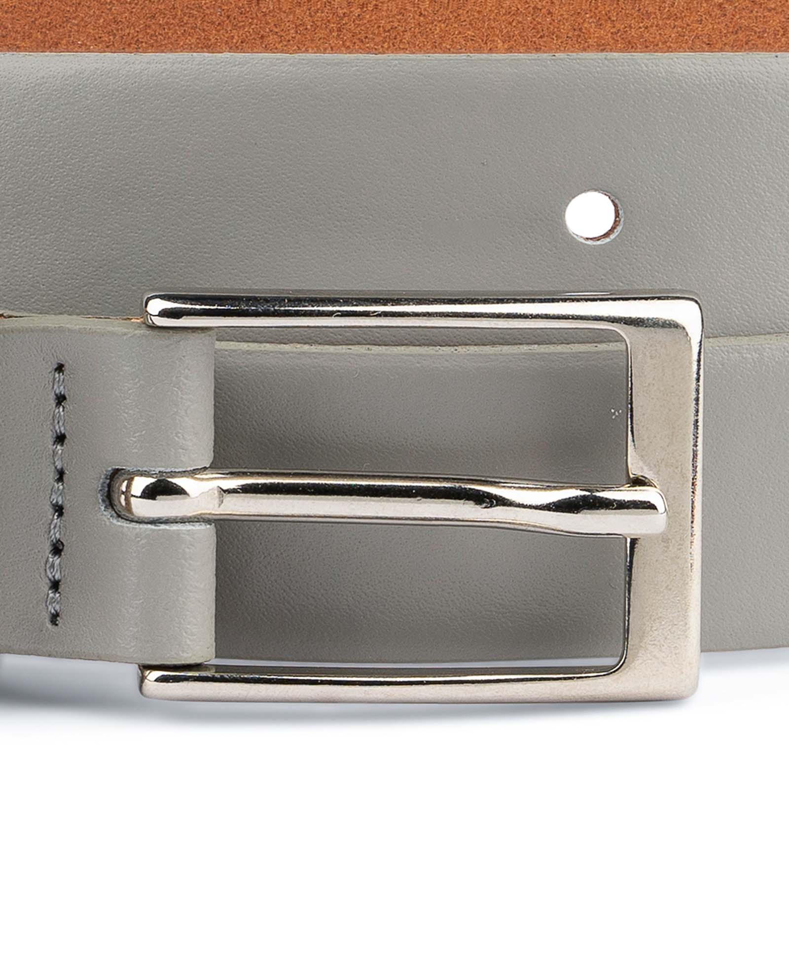 Buy 1 inch Gray Belt | Men's Designer | Capo Pelle
