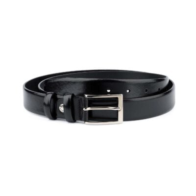 Mens-Black-Leather-Belt-With-Silver-Buckle-Capo-Pelle