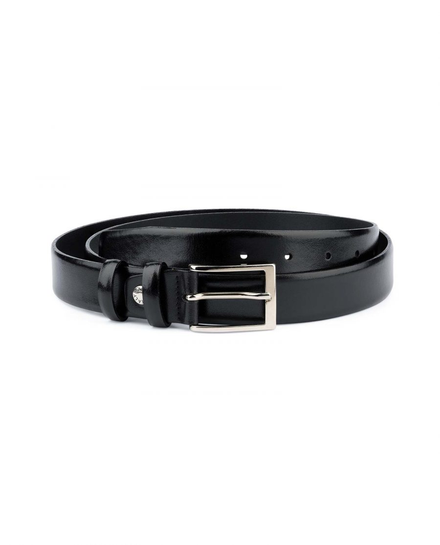 Mens-Black-Leather-Belt-With-Silver-Buckle-Capo-Pelle