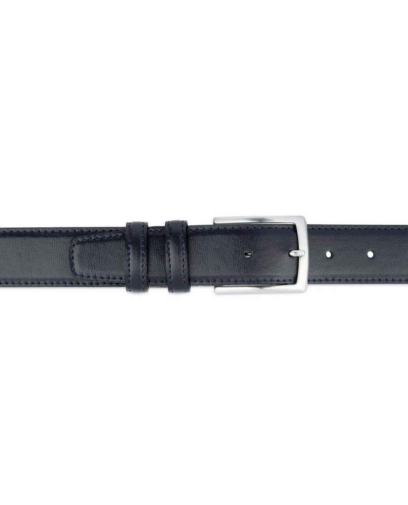 Buy Men's Navy Blue Belt | Genuine Leather | LeatherBeltsOnline.com