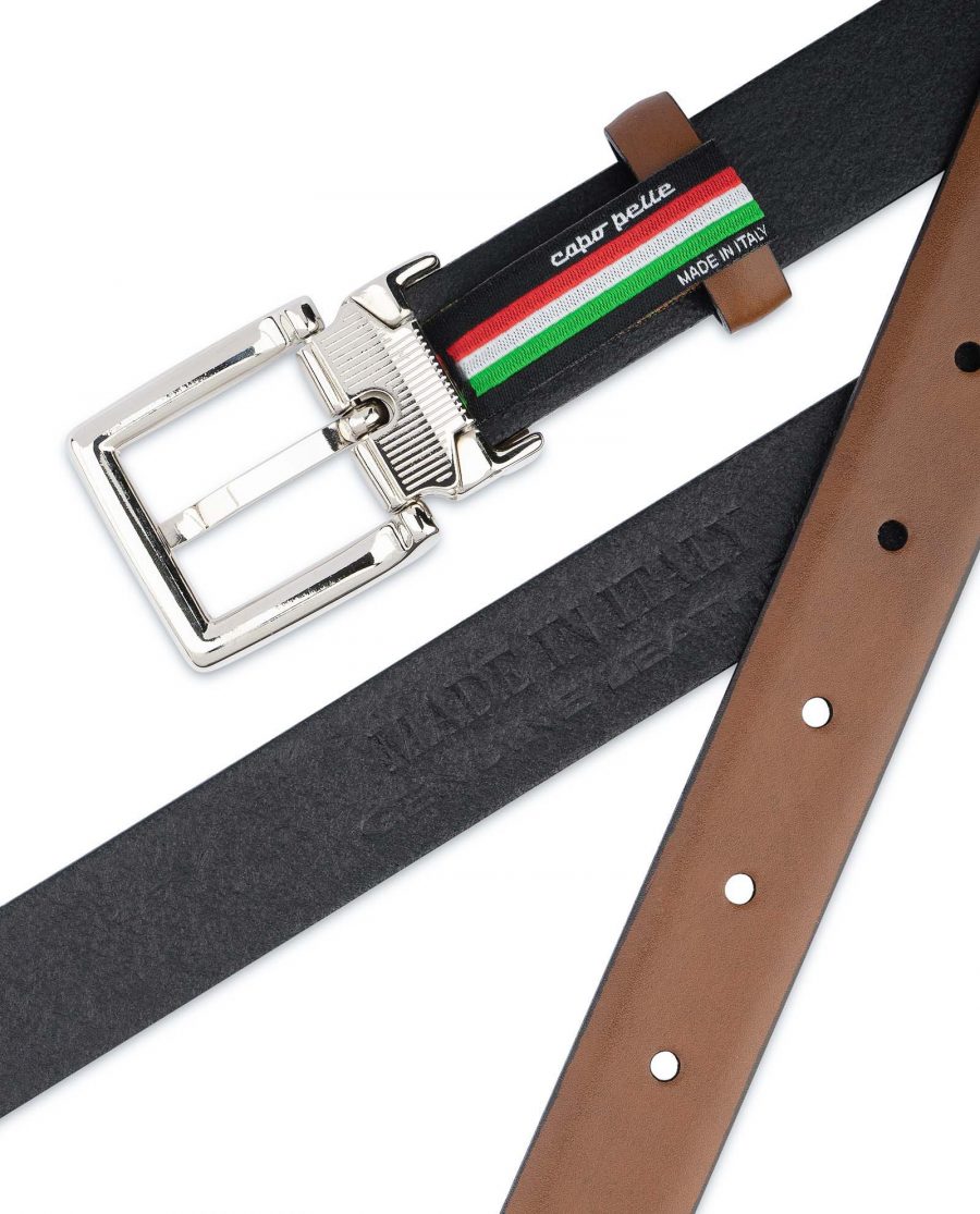 Tan-Leather-Belt-Womens-Italian-Buckle-Made-in-Italy