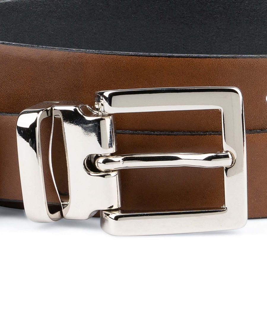 Tan-Leather-Belt-Womens-Italian-Buckle-Square-buckle