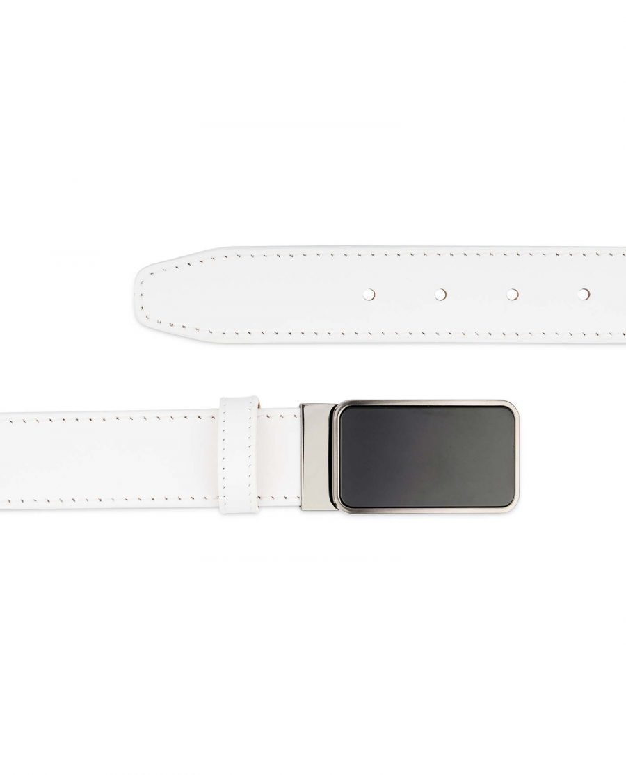 White-Leather-Belt-With-Black-Buckle-Casual