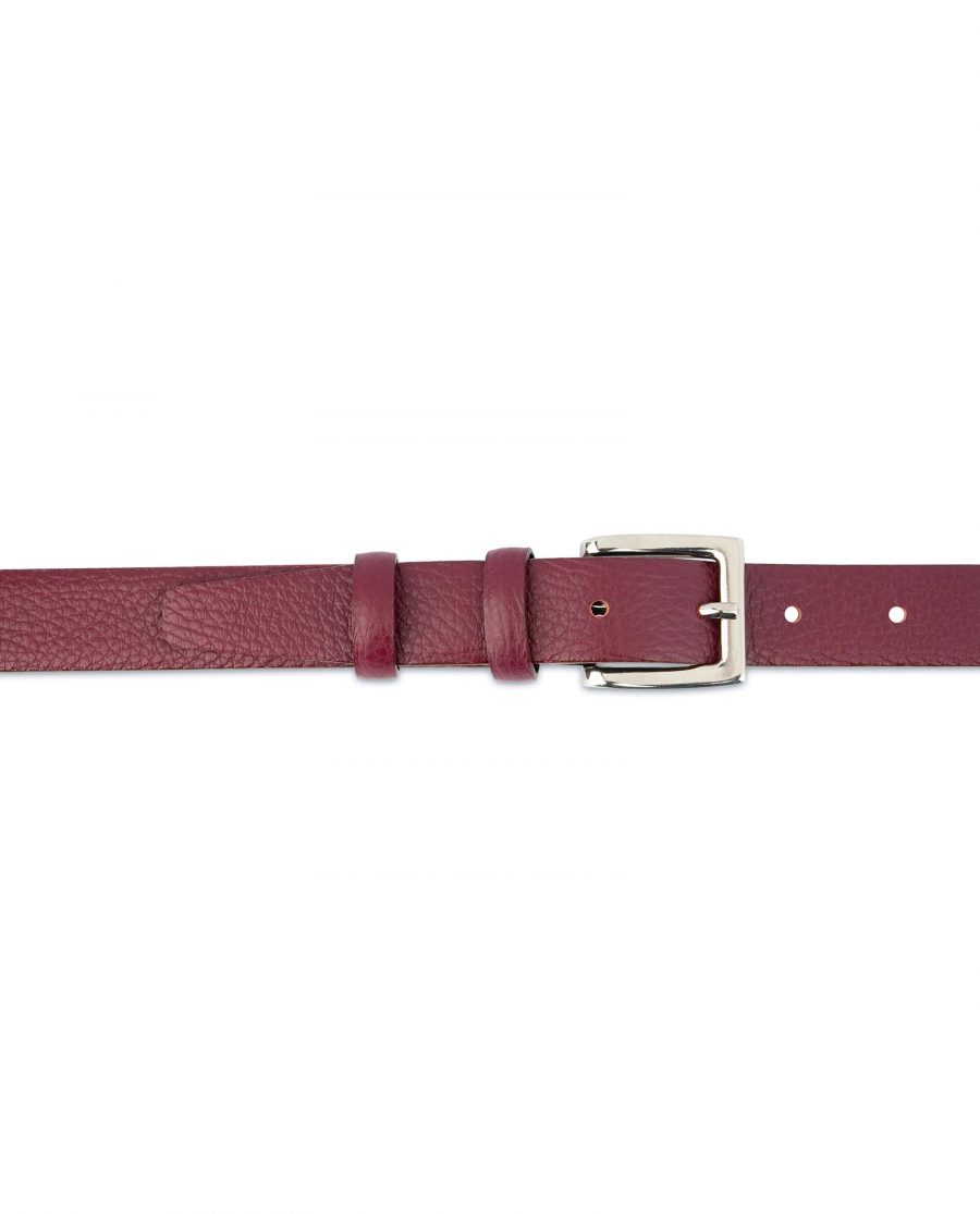 Womens Burgundy Belt For Dresses Ladies belts