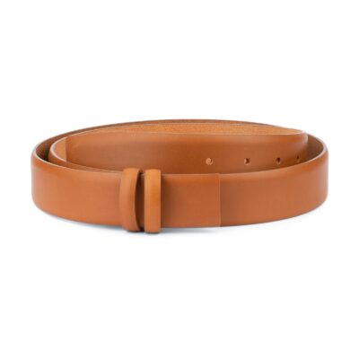 Mens Tan Belt Strap For Buckles Adjustable 1