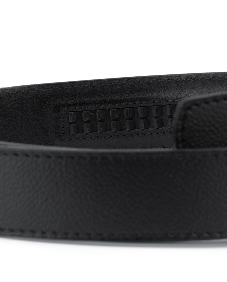 Black Leather Strap for Mens Automatic Belt 3