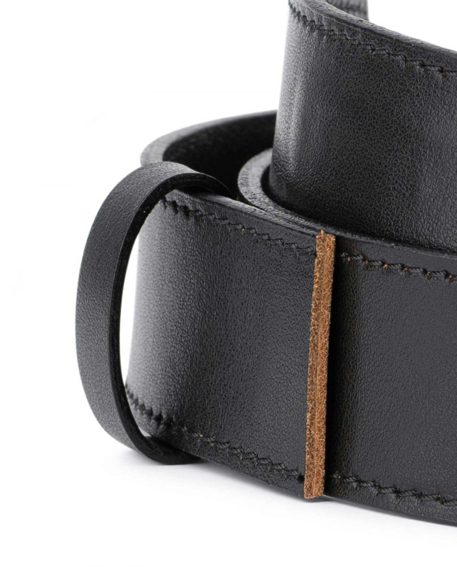Black Leather Strap for Ratchet Belt 2