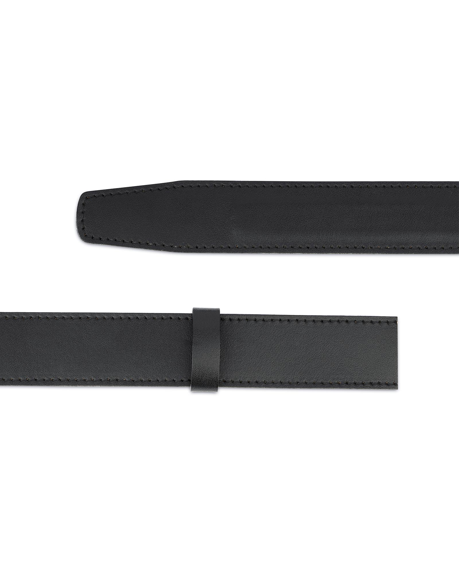Buy Black Leather Strap for Ratchet Belt | LeatherBeltsOnline.com