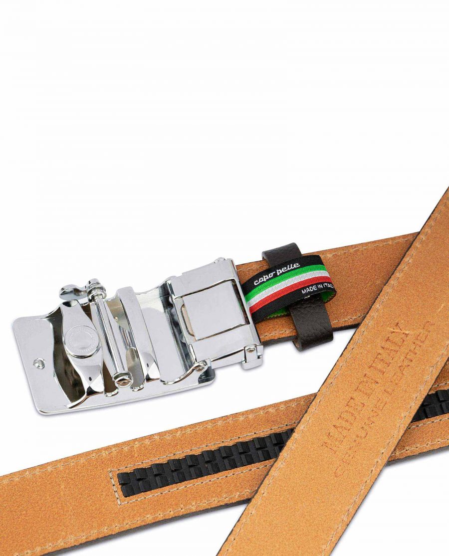 Brown Automatic Buckle Belt for Men 6