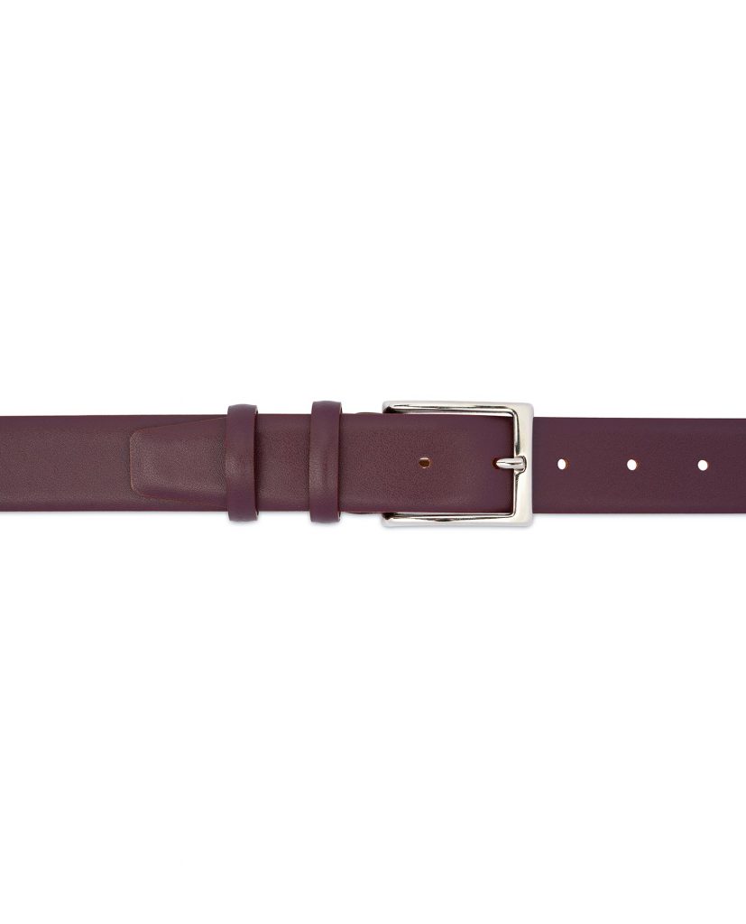 Buy Burgundy Belt for Men | Genuine Leather | LeatherBeltsOnline.com