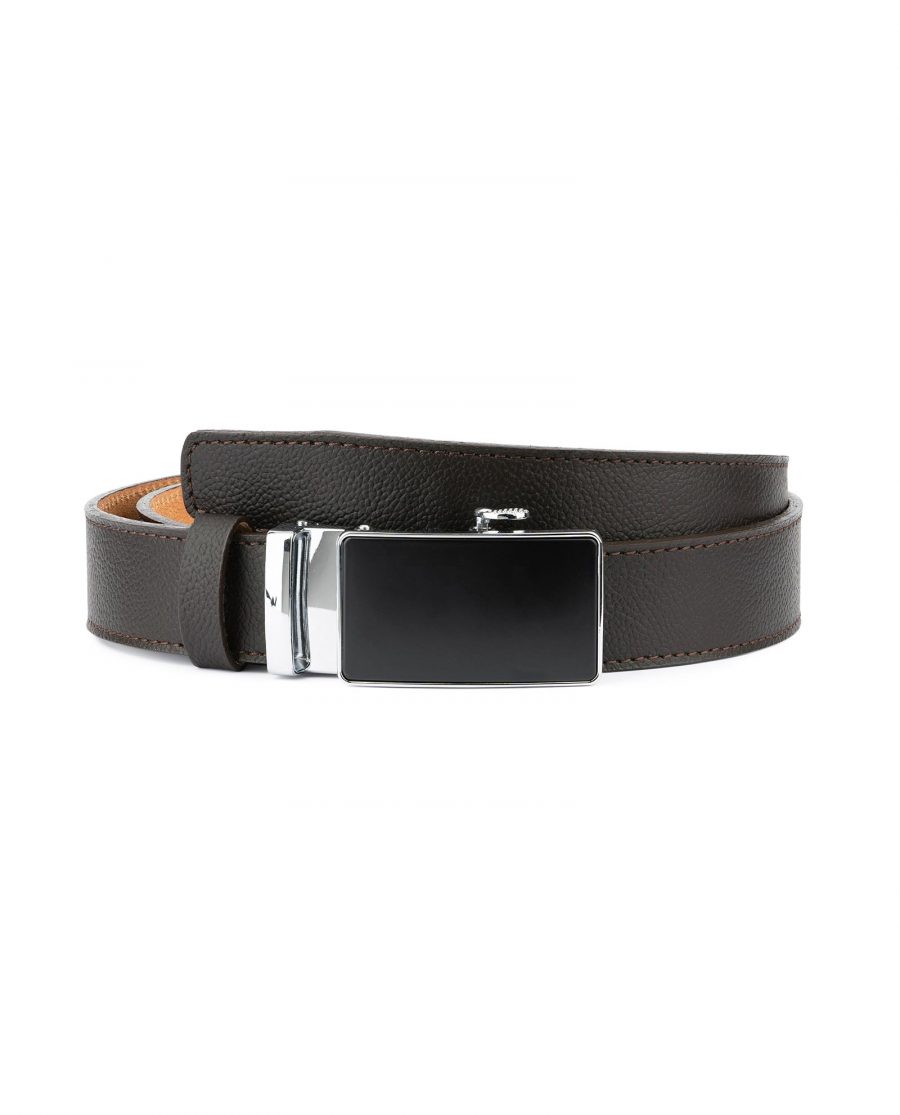 Comfort Click Belt for Men Brown Leather 1