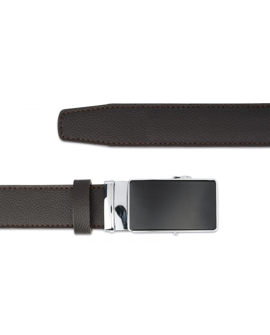 Comfort Click Belt for Men Brown Leather 3