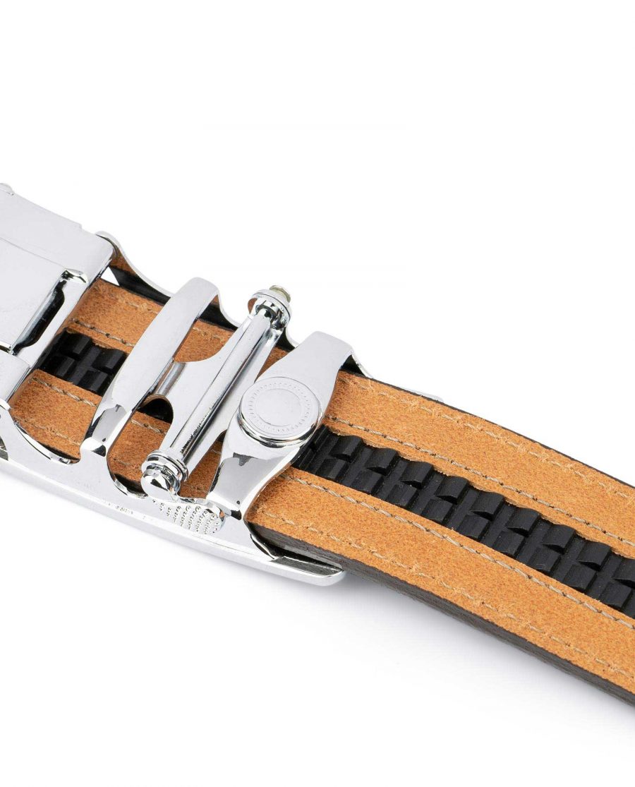 Comfort Click Belt for Men Brown Leather 6