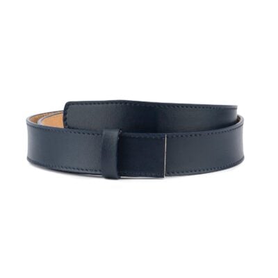Dark Blue Leather Strap for Ratchet Belt 1