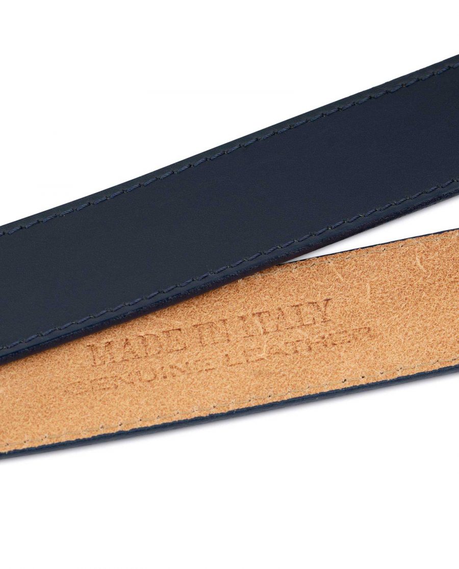 Dark Blue Leather Strap for Ratchet Belt 7