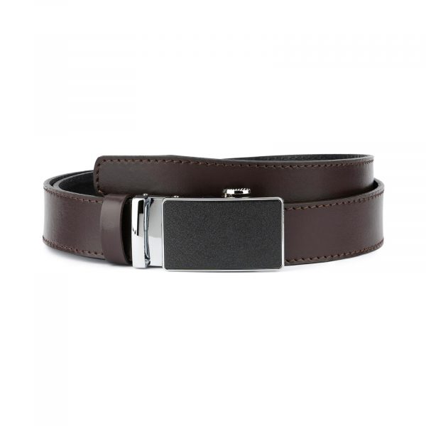 Dark Brown Comfort Click Belt for Men 1