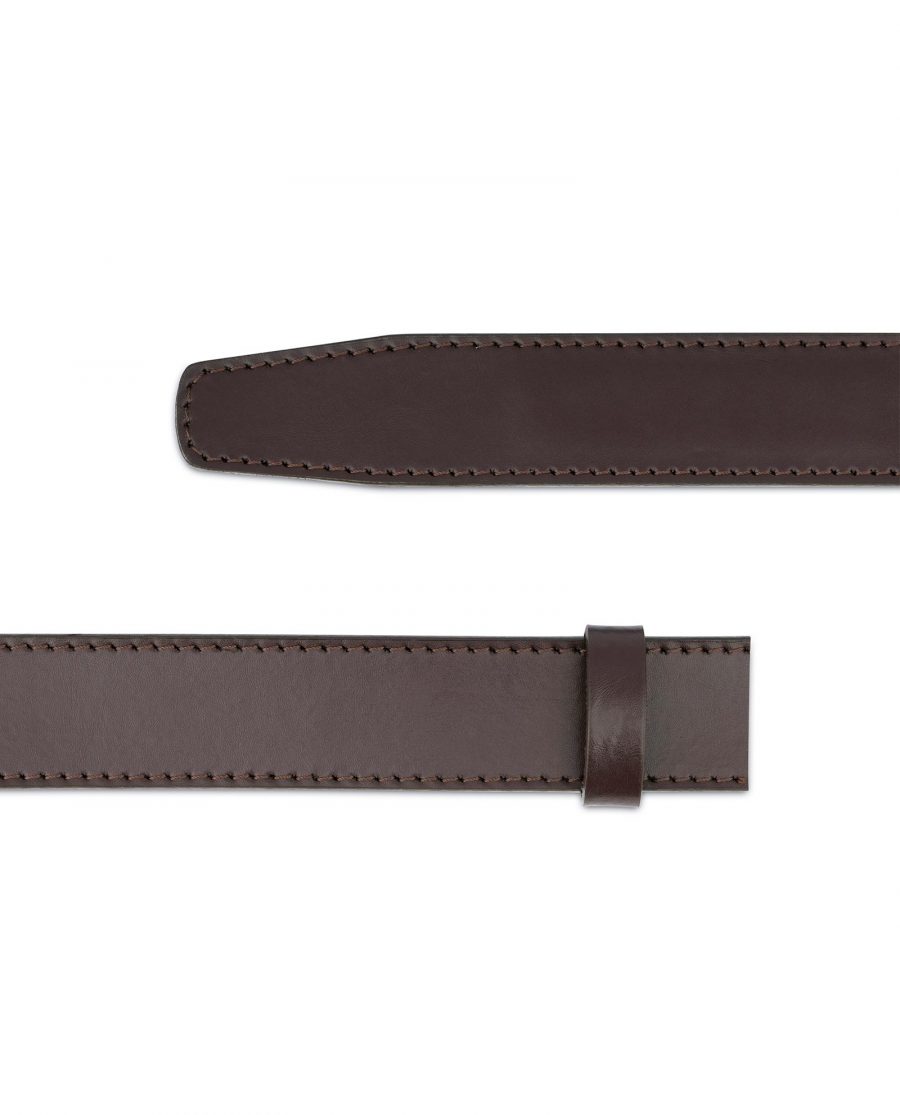 Dark Brown Leather Strap for Ratchet Belt 5
