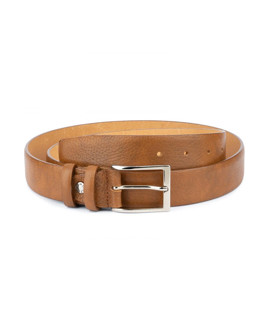 Buy Light Brown Mens Belt | Genuine Italian Leather | Capo Pelle