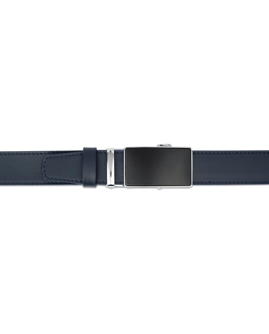 Navy Blue Mens Belt Without Holes 4