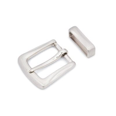 Silver Metal Belt Buckle for Men 1