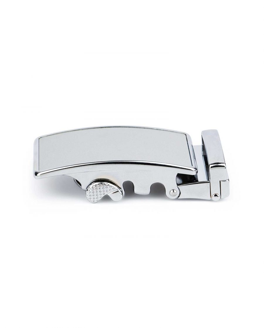 White Automatic Belt Buckle 2