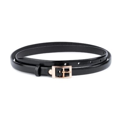 Belt With Rose Gold Buckle 15 mm 1