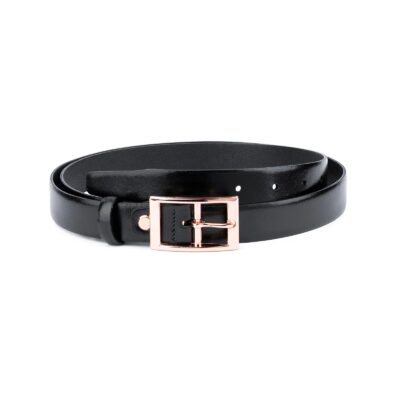 Belt With Rose Gold Buckle 25 mm 1