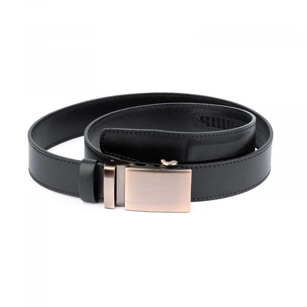 Comfort Click Leather Belt Copper Buckle 1