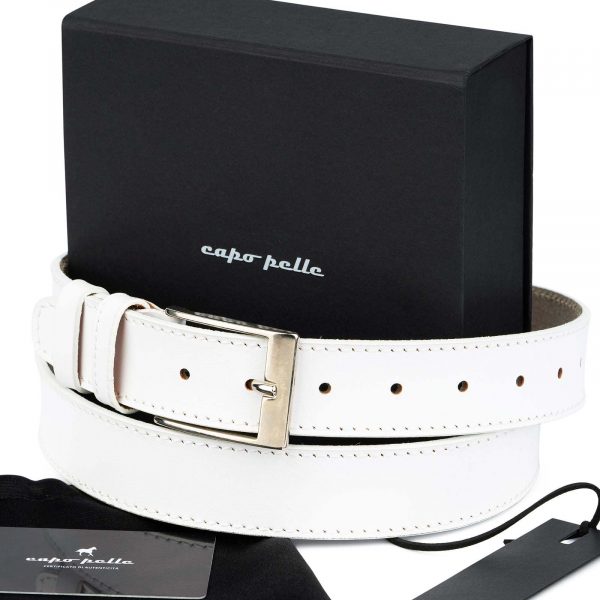 Gifts For Male Nurses White Leather Belt