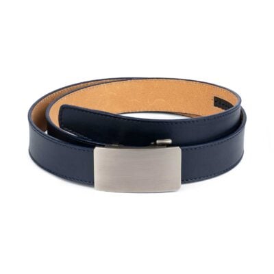 Mens Blue Comfort Click Belt Genuine Leather 1