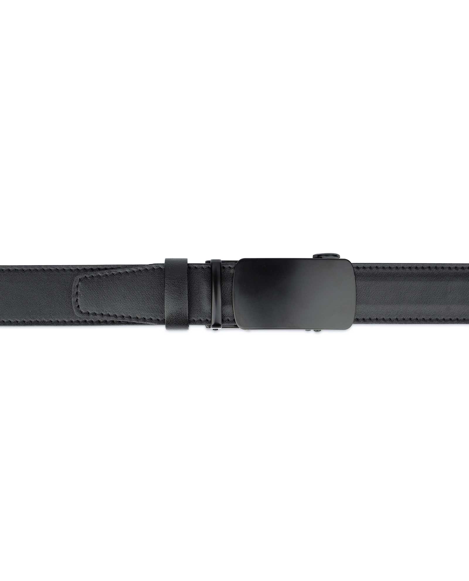 Buy Mens Slide Belt With Black Buckle | LeatherBeltsOnline.com