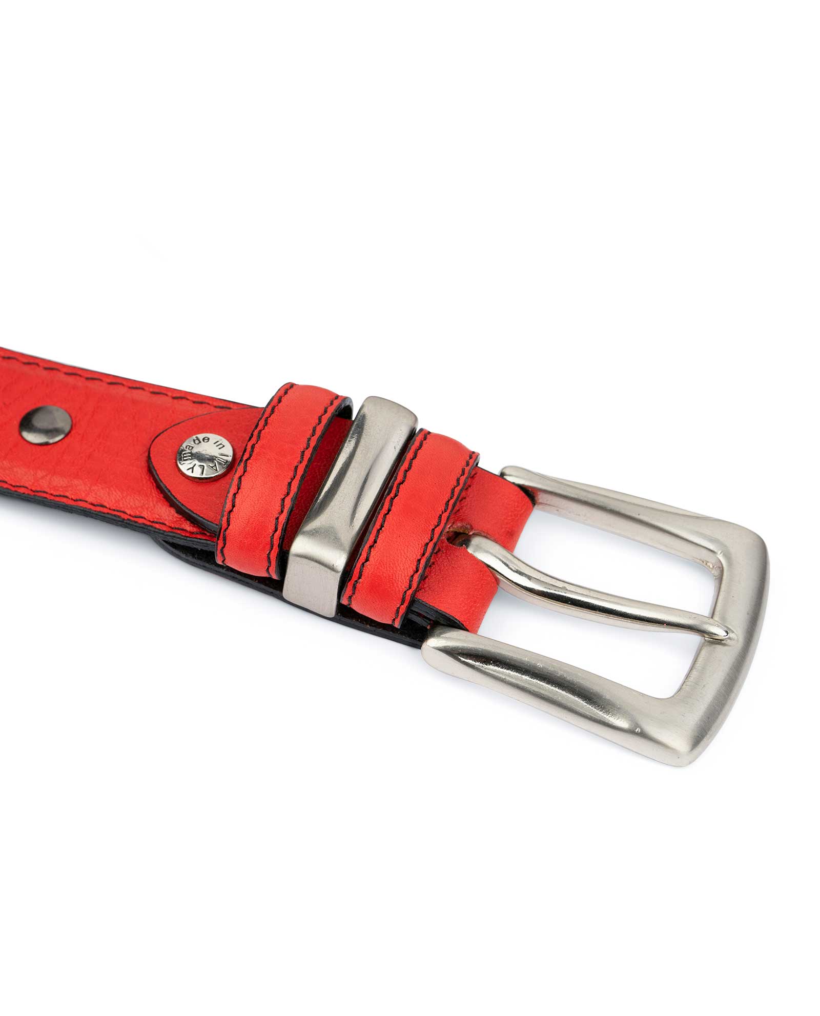 BKE Studded Western Belt - Women's Belts in Red