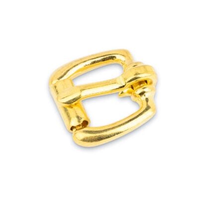 Small Brass Belt Buckle Roller 15 mm 1