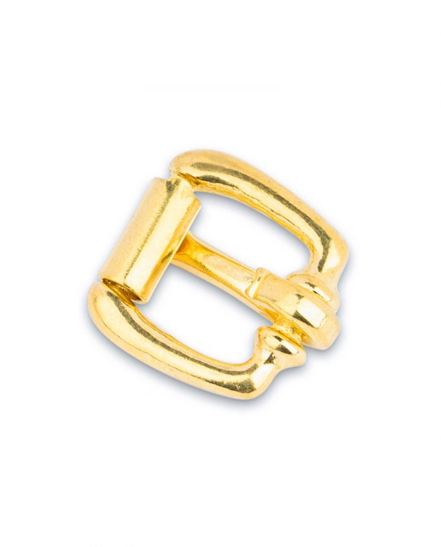 Small Brass Belt Buckle Roller 15 mm 2