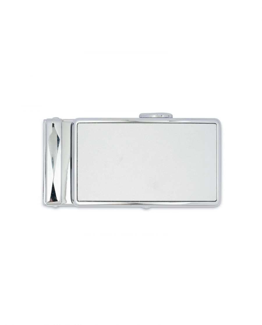 White Automatic Belt Buckle Top